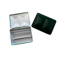 Coffret aquarelle vide de voyage vert en métal laqué 8 ½ godets Fome