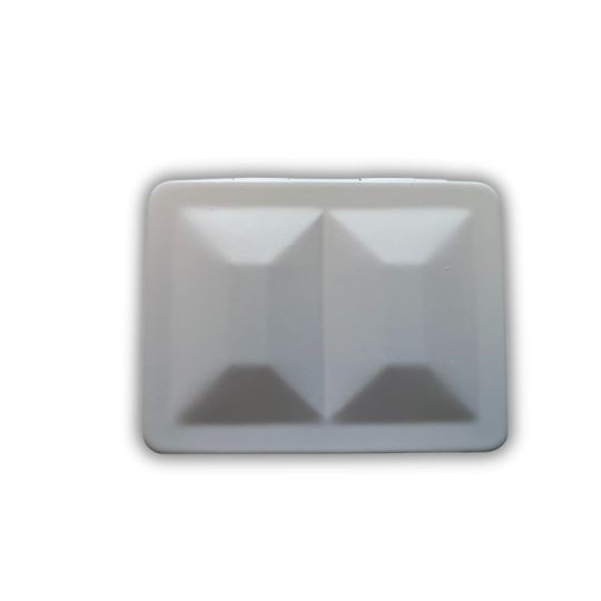 Coffret aquarelle vide de voyage blanc en métal laqué 8 ½ godets Fome