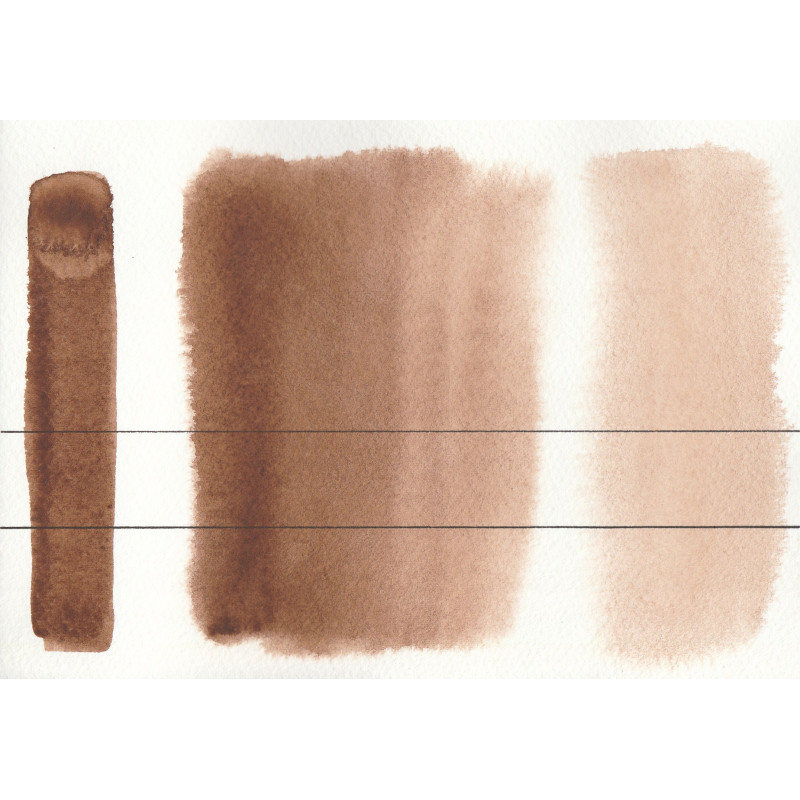 Terre d'ombre brûlée claire de Chypre - Aquarelle Godet Roman Szmal Aquarius