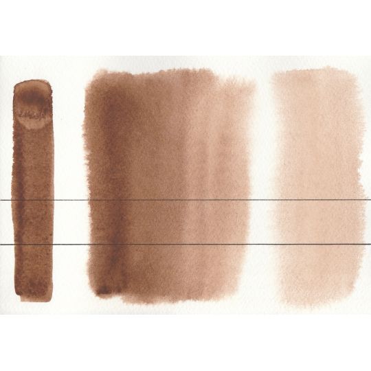 Terre d'ombre brûlée claire de Chypre - Aquarelle Godet Roman Szmal Aquarius