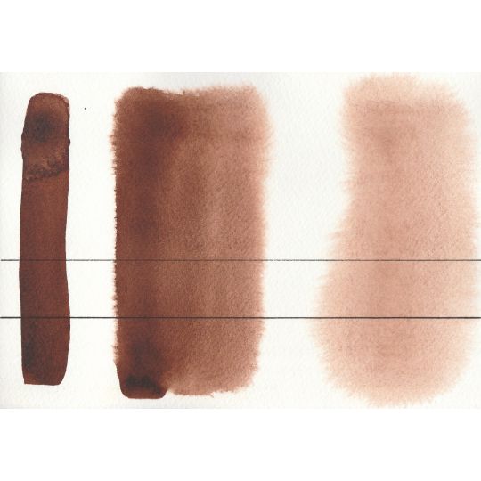 Terre d'ombre brûlée de Chypre  - Aquarelle Godet Roman Szmal Aquarius