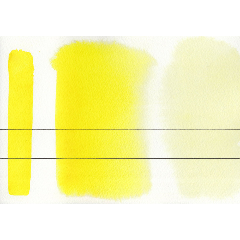 Jaune citron - Aquarelle Godet Roman Szmal Aquarius