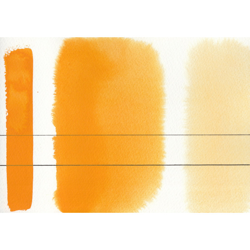 Jaune de cadmium foncé - Aquarelle Godet Roman Szmal Aquarius