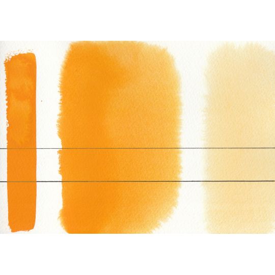 Jaune de cadmium foncé - Aquarelle Godet Roman Szmal Aquarius