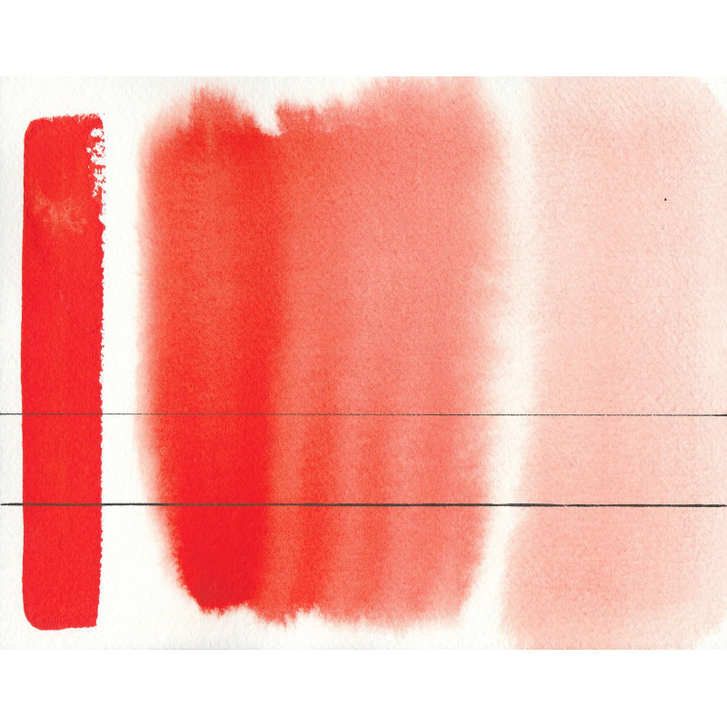 Orange profond - Aquarelle Godet Roman Szmal Aquarius