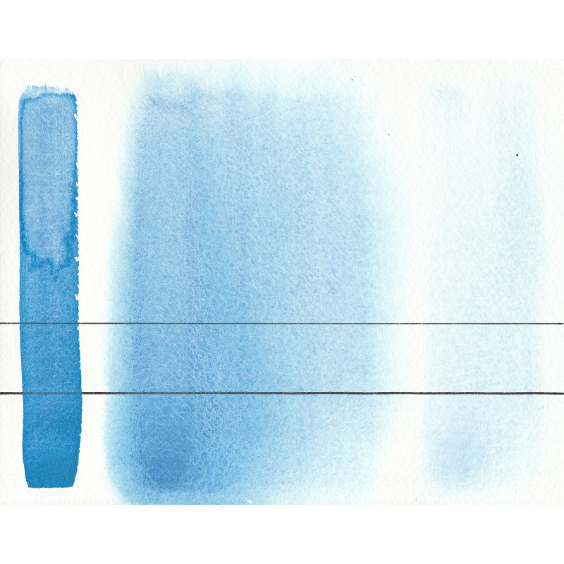 Bleu cobalt Aquarius - Aquarelle Godet Roman Szmal Aquarius