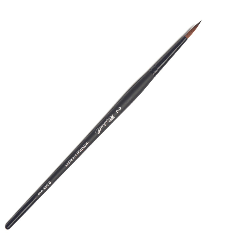 Pinceau Stradivarius rond pointe fine effilée série 8348 n°2 Raphaël