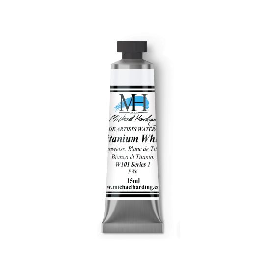Blanc de Titane - aquarelle Tube 15ml Michael Harding