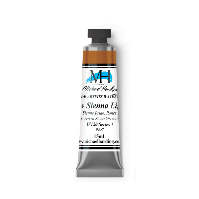 Lumière de Sienne brute - aquarelle Tube 15ml Michael Harding