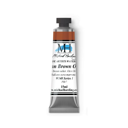 Ocre brun italien - aquarelle Tube 15ml Michael Harding