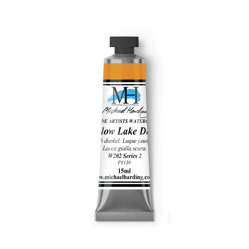 Laque jaune foncée - aquarelle Tube 15ml Michael Harding
