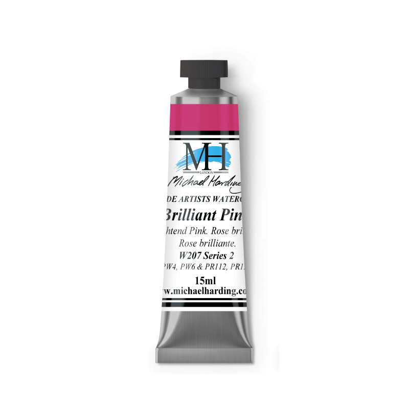 Rose brillant - aquarelle Tube 15ml Michael Harding