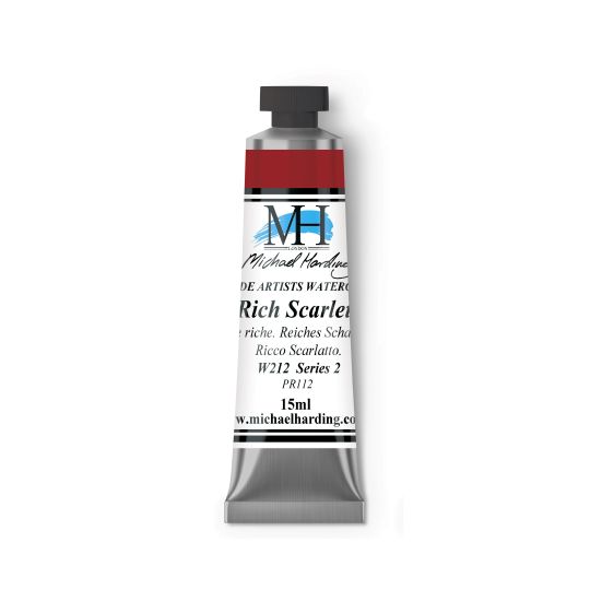 Ecarlate riche - aquarelle Tube 15ml Michael Harding