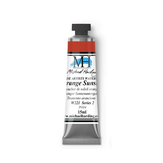 Orange coucher de soleil - aquarelle Tube 15ml Michael Harding