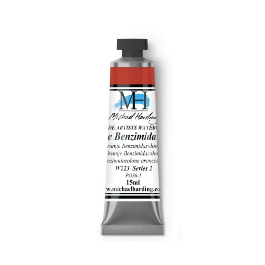 Orange Benzimidazolone - aquarelle Tube 15ml Michael Harding