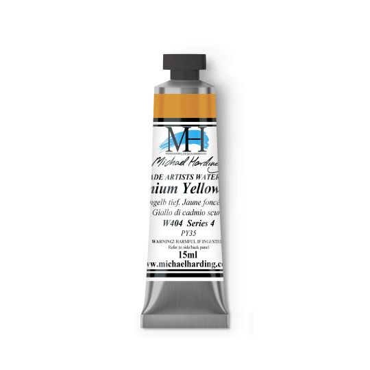 Jaune foncé cadmium - aquarelle Tube 15ml Michael Harding
