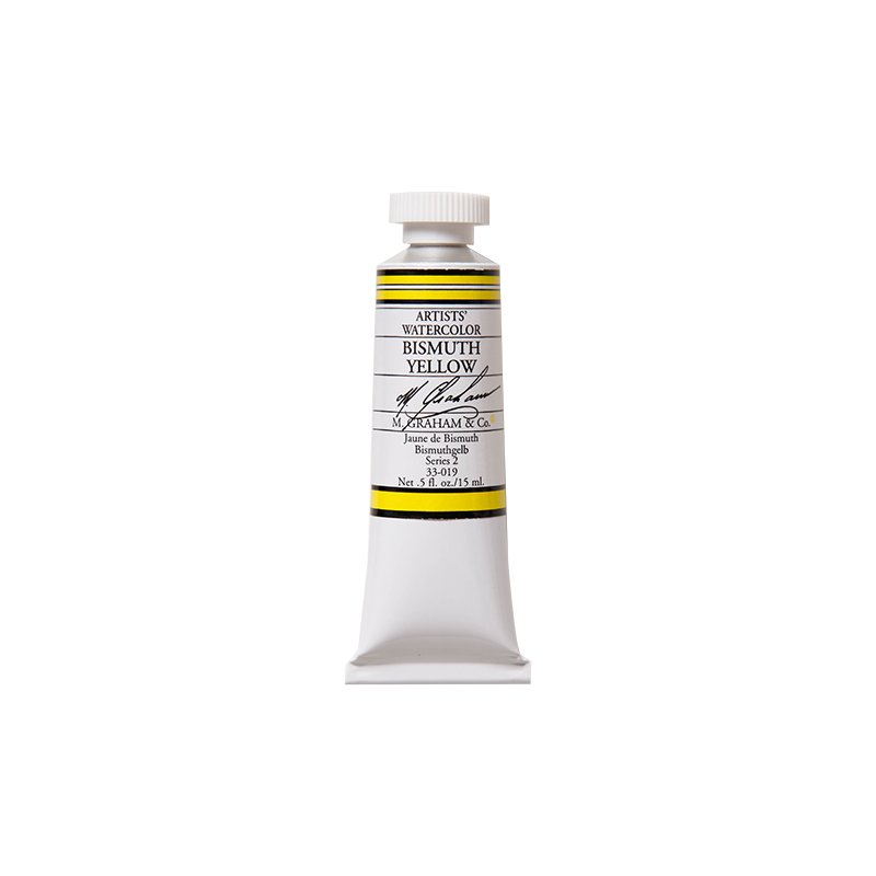 Jaune de Bismuth - aquarelle Tube 15ml M. Graham