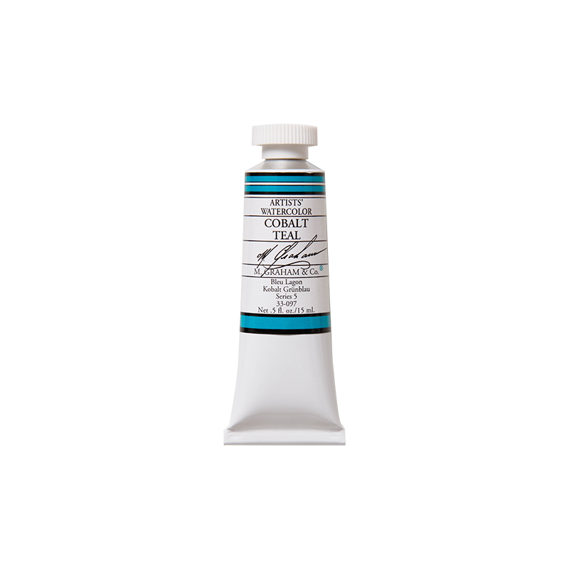 Bleu lagon - aquarelle Tube 15ml M. Graham