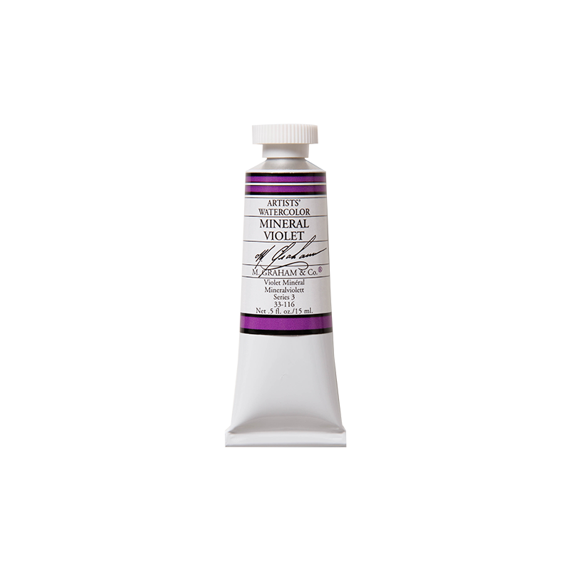 Violet minéral - aquarelle Tube 15ml M. Graham