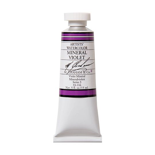 Violet minéral - aquarelle Tube 15ml M. Graham