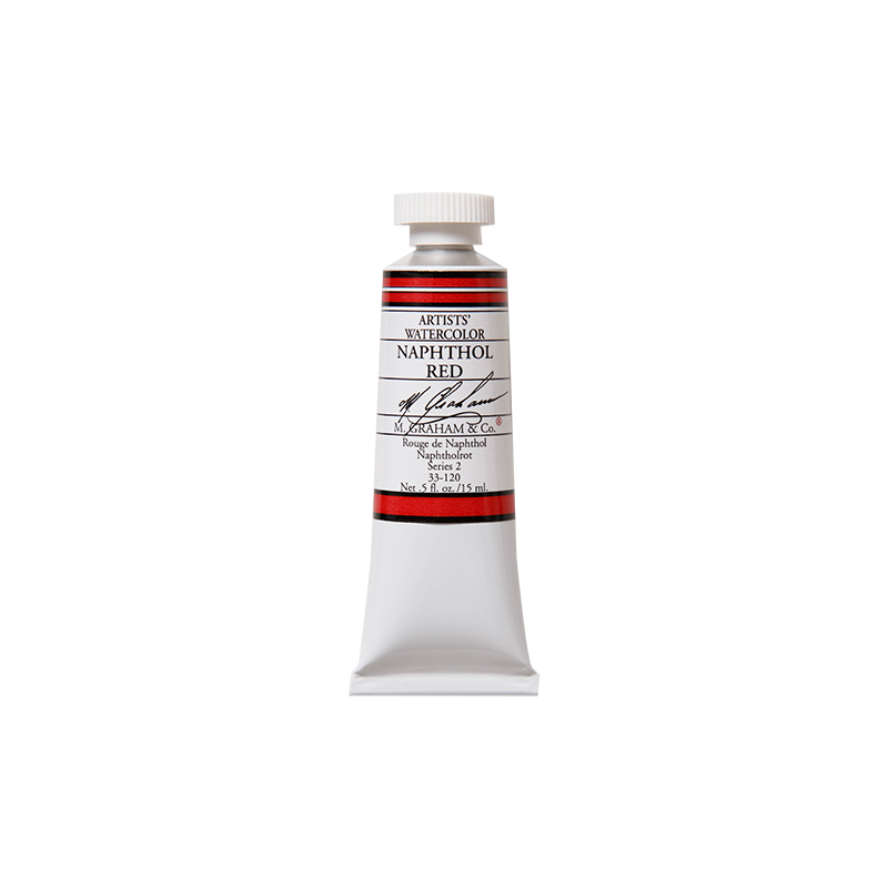 Rouge de Naphthol - aquarelle Tube 15ml M. Graham