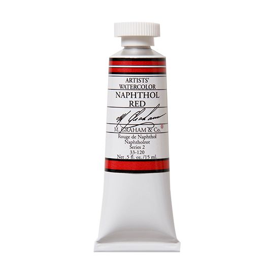 Rouge de Naphthol - aquarelle Tube 15ml M. Graham