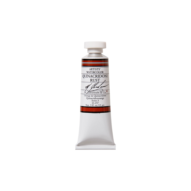 Orange de Quinacridone - aquarelle Tube 15ml M. Graham