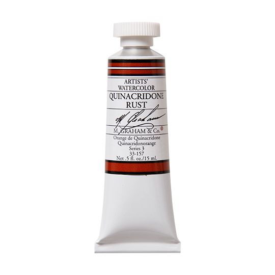Orange de Quinacridone - aquarelle Tube 15ml M. Graham