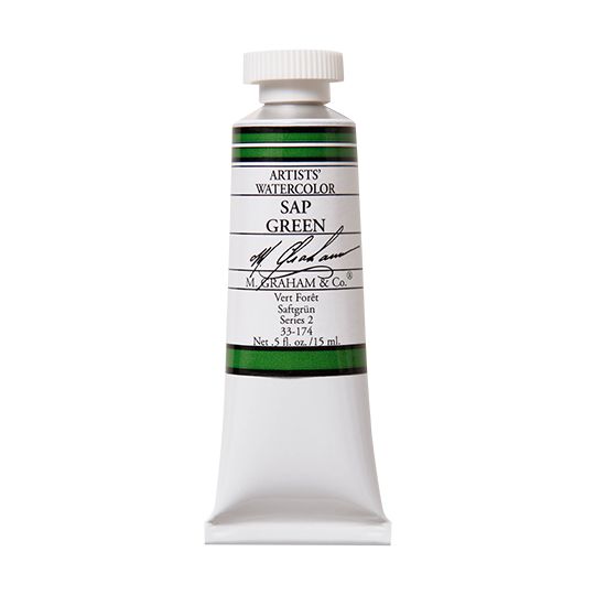 Vert forêt - aquarelle Tube 15ml M. Graham