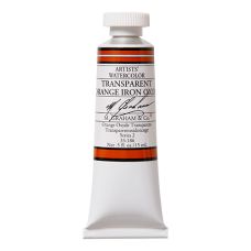 Orange Oxyde transparent - aquarelle Tube 15ml M. Graham
