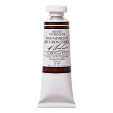 Rouge Oxyde transparent - aquarelle Tube 15ml M. Graham