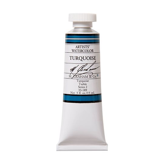 Turquoise - aquarelle Tube 15ml M. Graham
