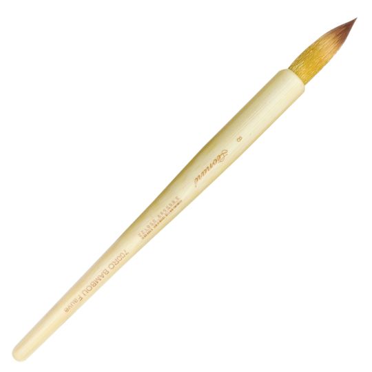 Pinceau aquarelle rond Bambou fauve série 700RO n° 6 Léonard
