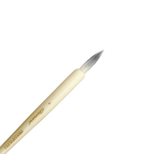 Pinceau aquarelle rond Bambou Aquarellys série 701RO n° 4 Léonard