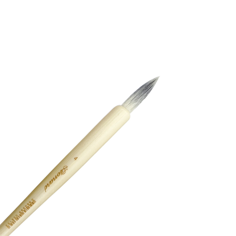 Pinceau aquarelle rond Bambou Aquarellys série 701RO n° 10 Léonard