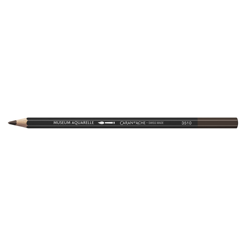 Terre d'ombre - crayon Museum Aquarelle Caran d'Ache