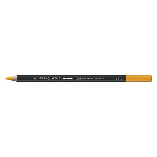 Jaune de cadmium doré - crayon Museum Aquarelle Caran d'Ache