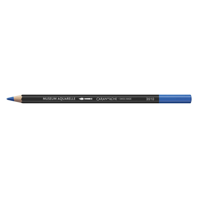 Bleu de cobalt moyen - crayon Museum Aquarelle Caran d'Ache