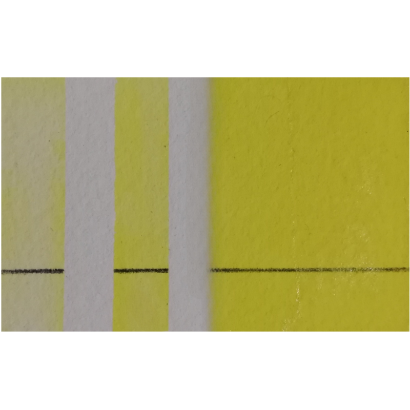 Jaune Citron - aquarelle extra-fine artisanale 1/2 Godet  Aquarelle de Provence