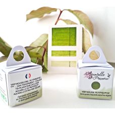Vert mousse - aquarelle extra-fine artisanale 1/2 Godet  Aquarelle de Provence