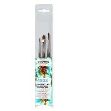 Set de 3 pinceaux aquarelle et gouache Colinéo par Da Vinci