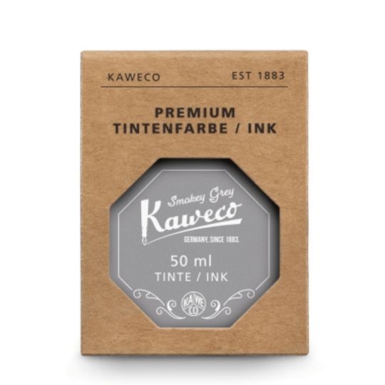 Flacon 50ml d'encre premium Kaweco Gris fumée