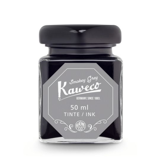 Flacon 50ml d'encre premium Kaweco Gris fumée