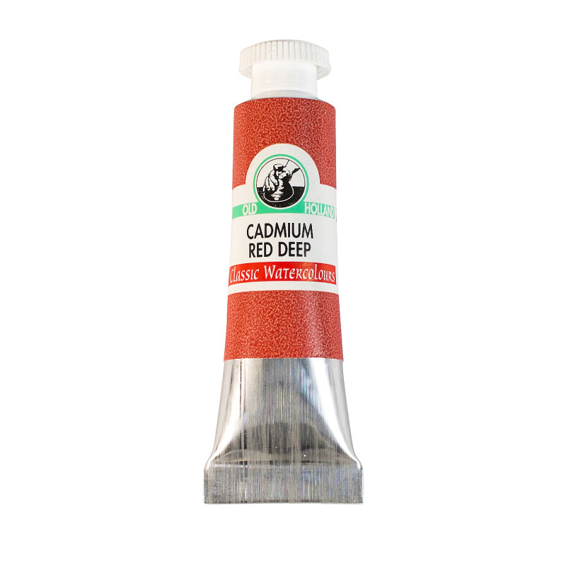 Rouge cadmium foncé - Aquarelle Tube 6ml Old Holland