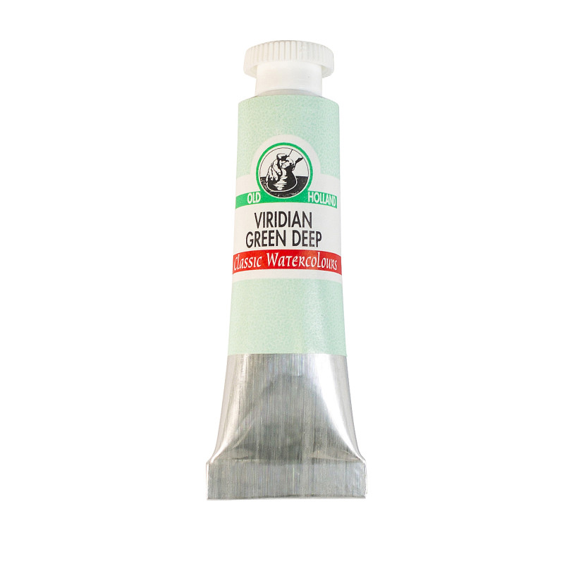 Vert viridian foncé - Aquarelle Tube 6ml Old Holland