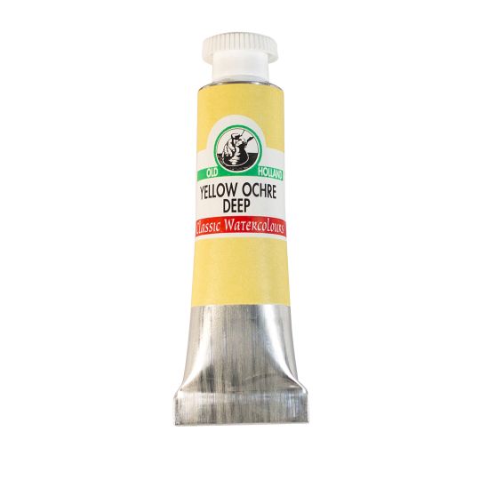 Jaune ocre foncé - Aquarelle Tube 6ml Old Holland
