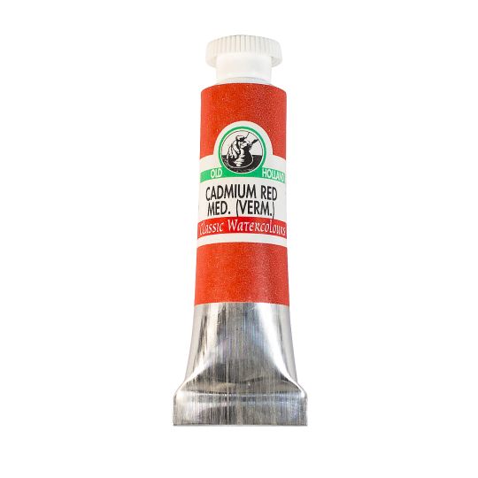 Rouge cadmium moyen (vermillon) - Aquarelle Tube 6ml Old Holland