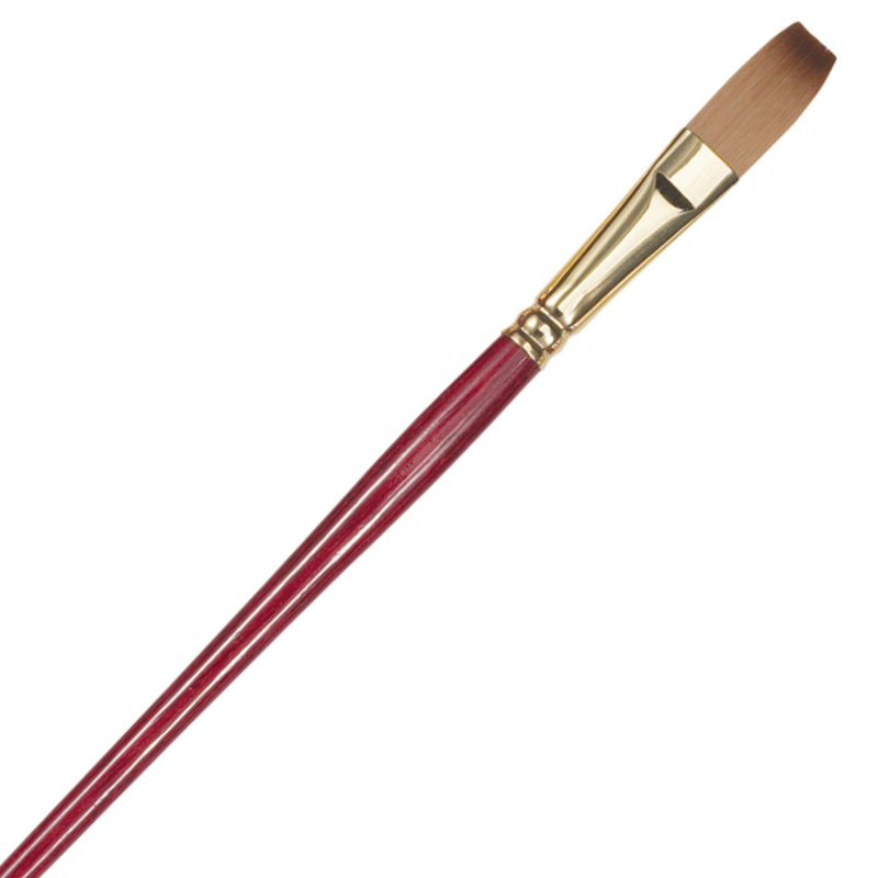 Pinceau plat long synthétique Princeton 1"