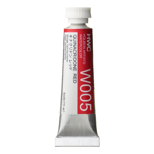Rouge de quinacridone - Aquarelle Tube 5ml Holbein Artists'