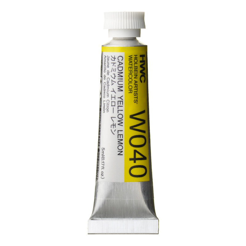 Jaune de cadmium citron - Aquarelle Tube 5ml Holbein Artists'